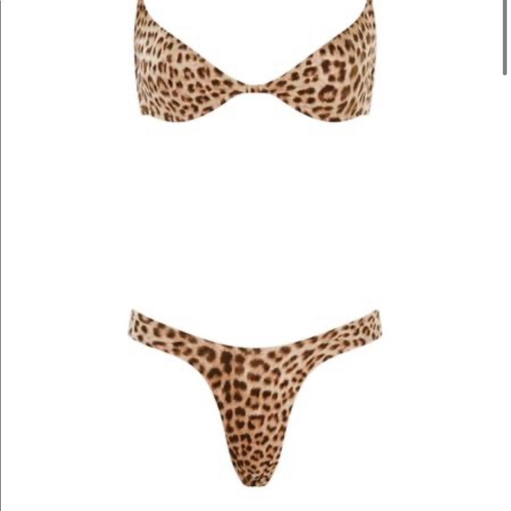 Monica hansen NWT leopard bikini  👙 - Picture 2 of 16